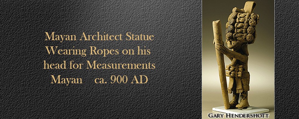 Mayan Architect Statue