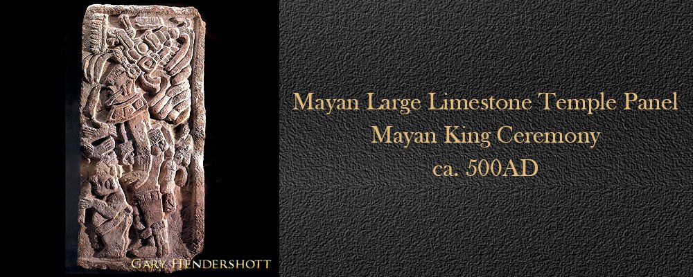 Mayan Limestone Panel