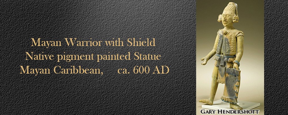 Mayan Warrior with Shield