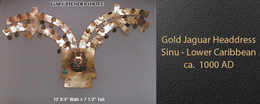 Sinu Tribe Gold Headdress